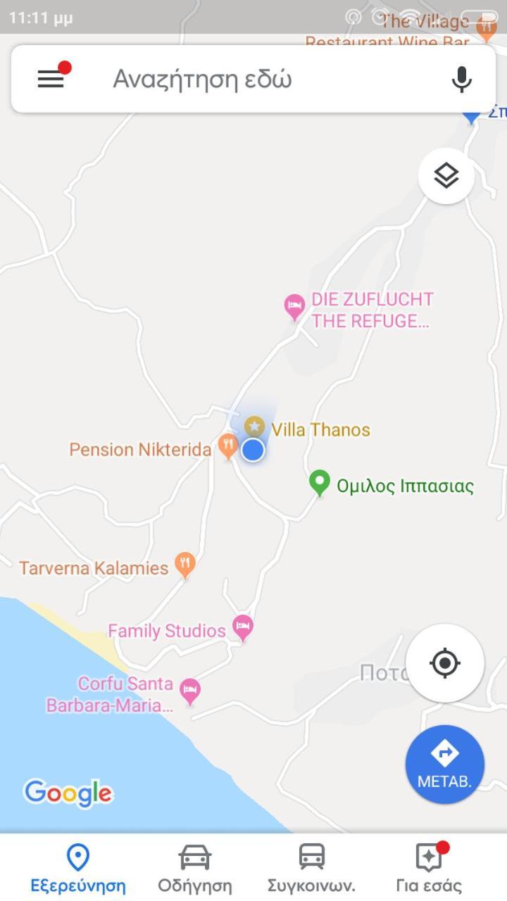 Villa Thanos Marathiász Kültér fotó